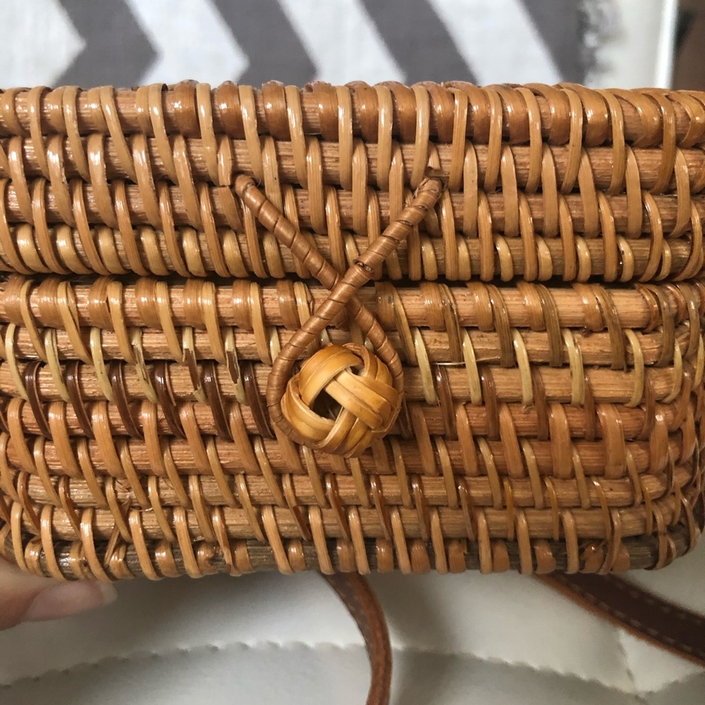 Straw crossbody bag - Picture 6 of 6